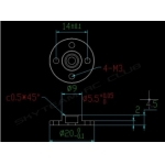 25T standard Servo Arm Round